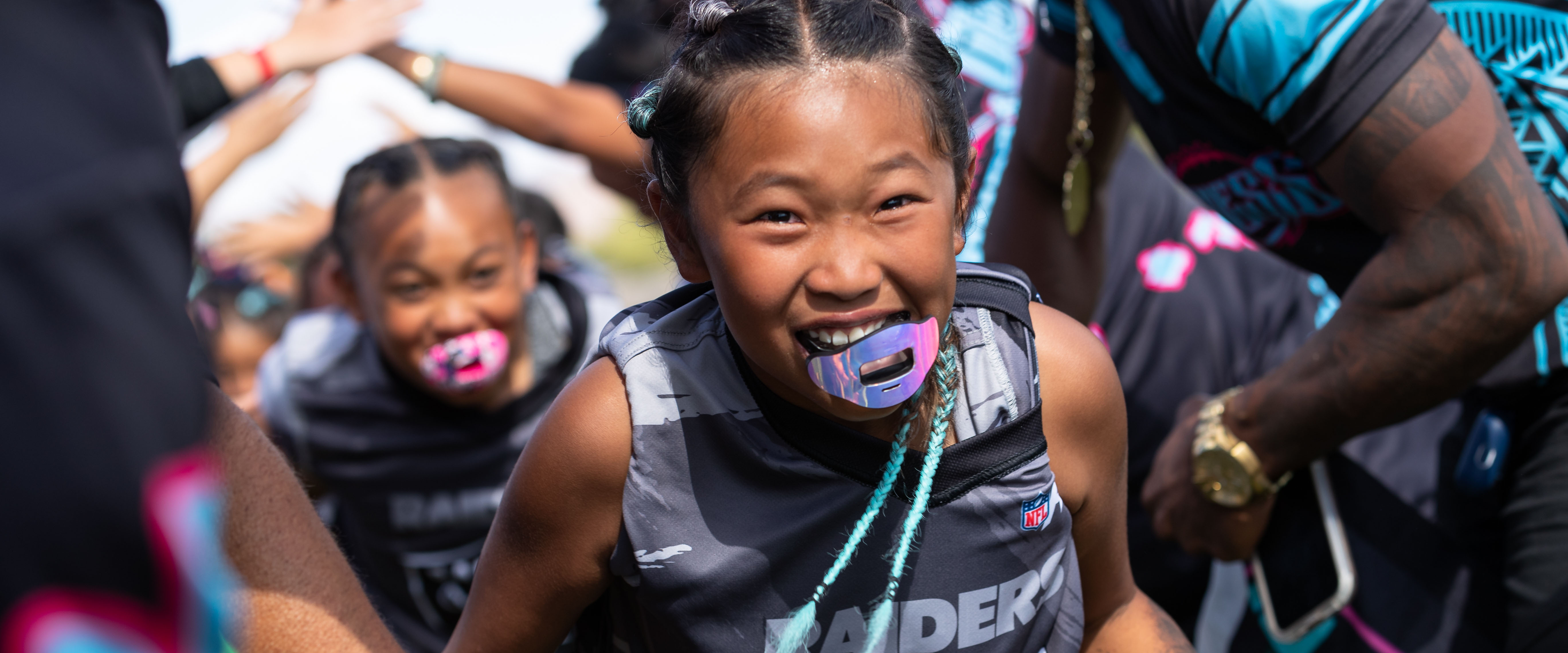 All GIRLS NFL FLAG FOOTBALL! 